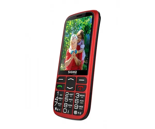 Телефон кнопковий Sigma mobile Comfort 50 Optima Type-C червоний (4827798122327) - фото 3