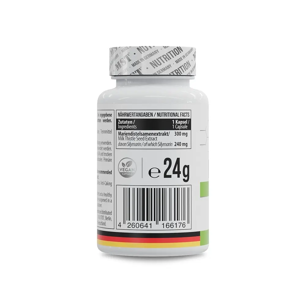 Розторопша MST Nutrition Milk Thistle 300 mg, 60 капсул для печінки та детоксикація - фото 2