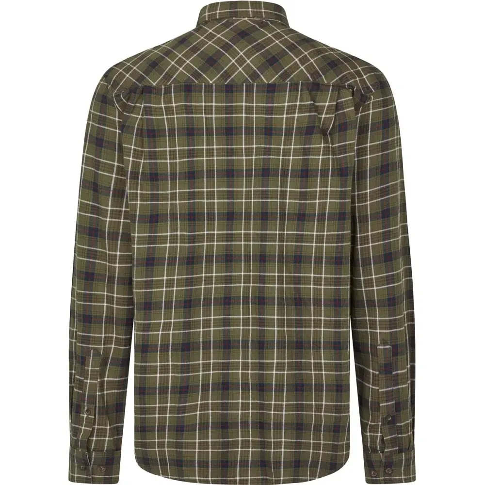 Сорочка Seeland Glen Flannel Shirt M Grape Leaf/Dark Navy Chec - фото 2