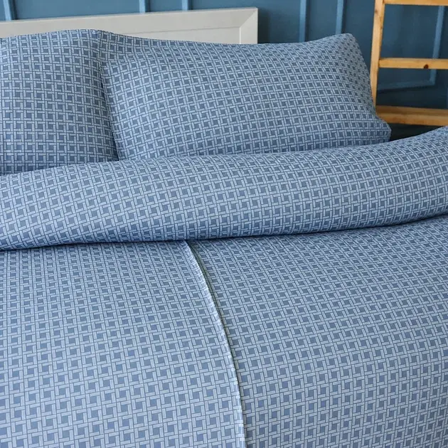 Комплект постільної білизни MirSon Ranforce Elite Subtle Grid 2 x 143 x 210 см (2200013516811) - фото 3