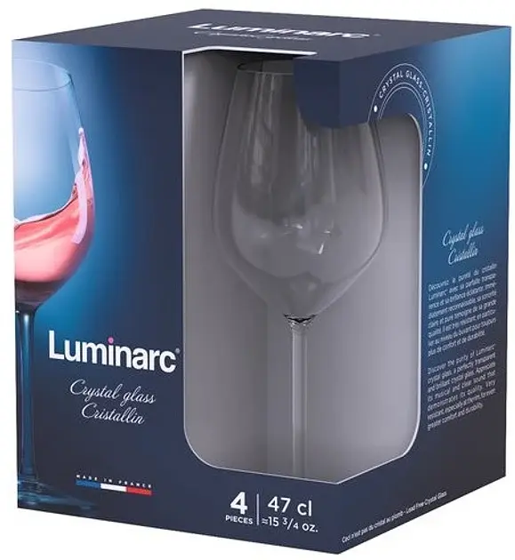 Набор бокалов для вина Luminarc Menades 470 мл 4шт (V5960) - фото 4