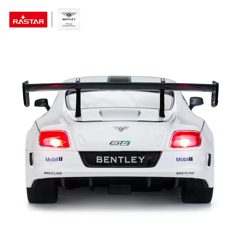 Машинка Bentley Continental GT3 белый RASTAR модель 1:14 Автомобиль на дистанционном управлении + пульт 2,4 ГГц - фото 6