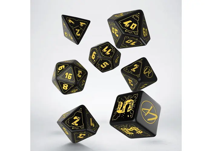 Набір кубиків Cyberpunk Red Dice Set - Wet Work , 7 шт. (SCPU02) - фото 2