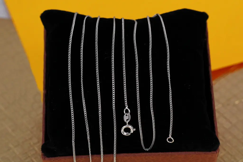 Ланцюг Xuping Jewelry панцирний 45 см 1 мм сріблястий