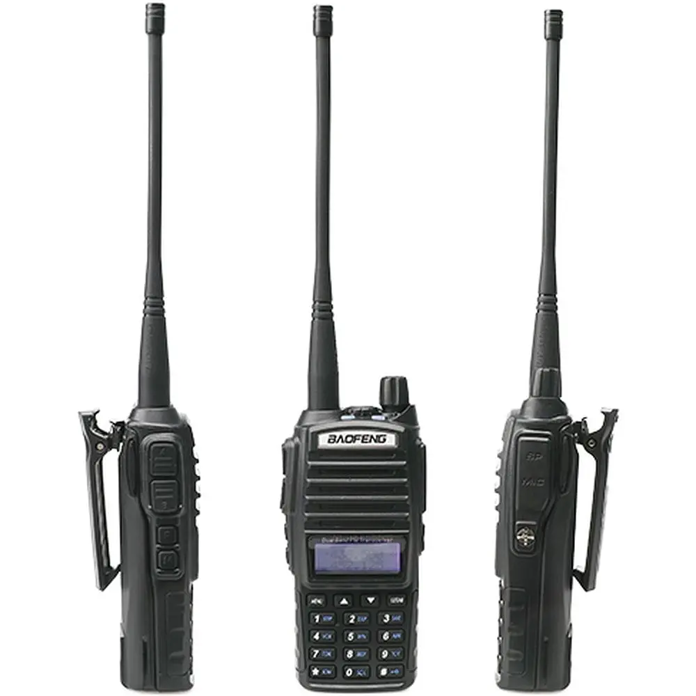Портативная тактическая рация Baofeng UV-82 5W двухдиапазонная с гарнитурой VHF136-174/UHF400-520 МГц (18836) - фото 2
