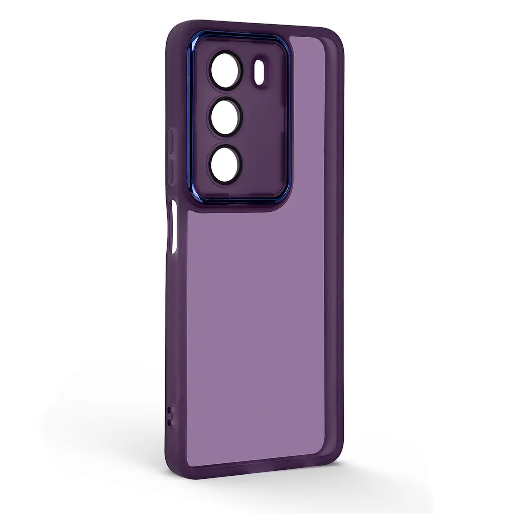 Защитный чехол для Infinix Hot 50 4G, Shade, фиолетовый, TPU+PC, матовый, защита всего корпуса, панель-накладка, противоударный, с высокими бортами, амортизирует удары при падениях, ArmorStandart (ARM81017) - фото 2