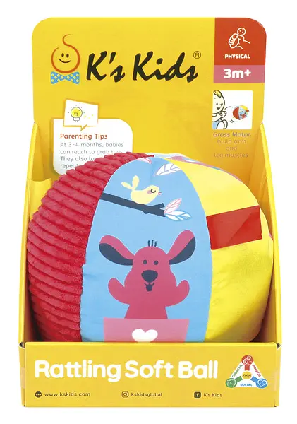 Брязкальце Ks Kids М'яч м'який (KA10805-OB) - фото 4