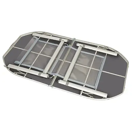 Стіл Bo-Camp Case Model Oval 150x80 см сірий (DAS303275) - фото 2