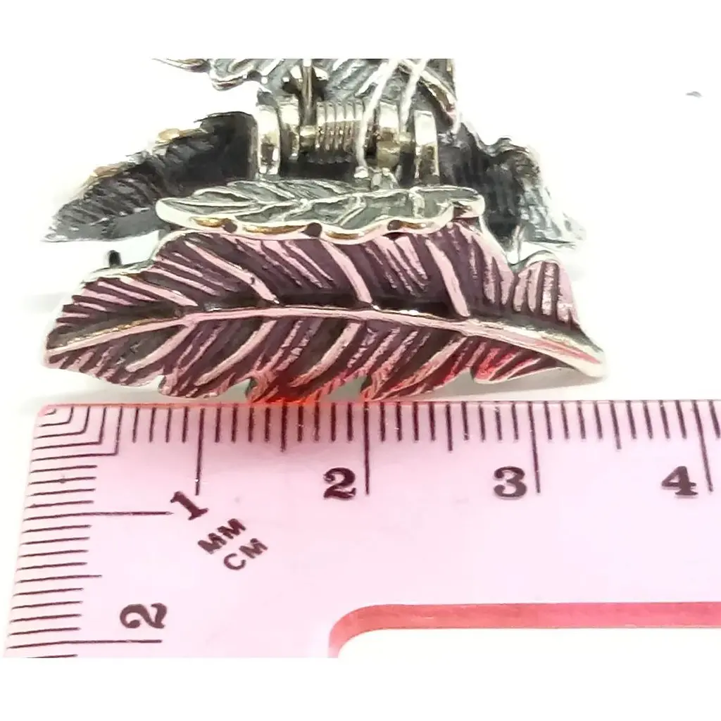 Срібна шпилька для волосся Ірій. 9308 - фото 4