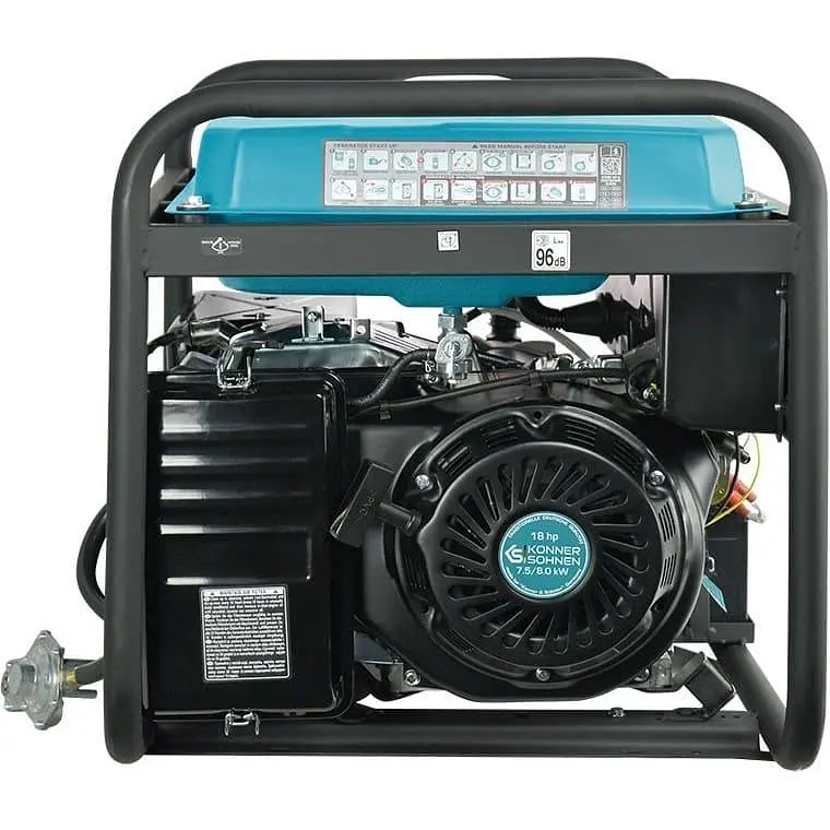 Генератор Інверторний KonnerSohnen KS 10000E G 87кг / 7500 Вт / Газ + бензин (KS10000EG) - фото 6