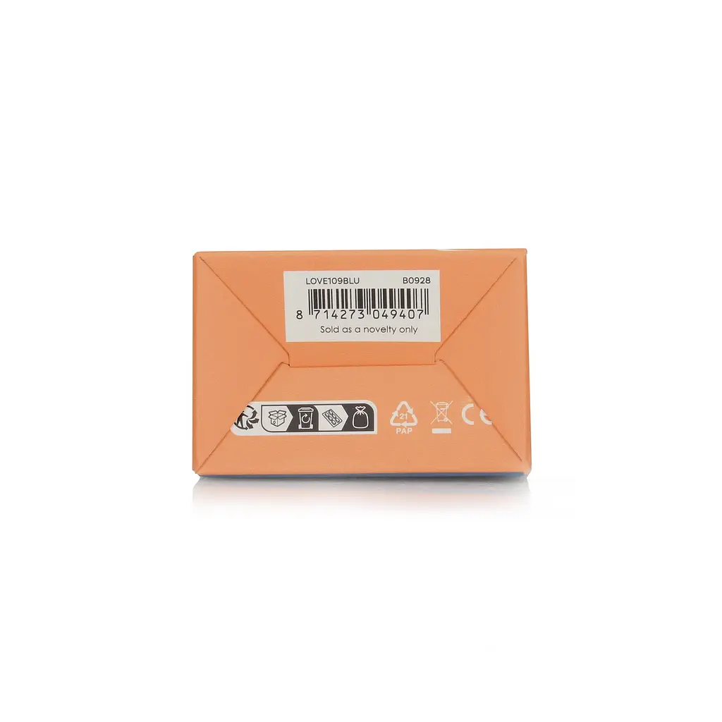 Вібратор Loveline Travel Compartment and Pump 18.5 см синій - фото 13