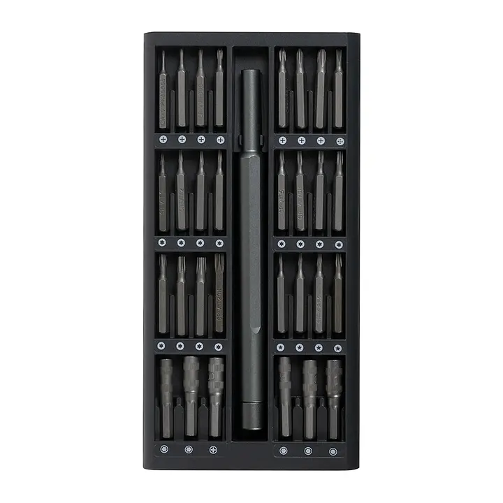 Набір магнітних прецизійних викруток Kit Bits 63 в 1 для точних робіт та дрібного ремонту в кейсі - фото 2
