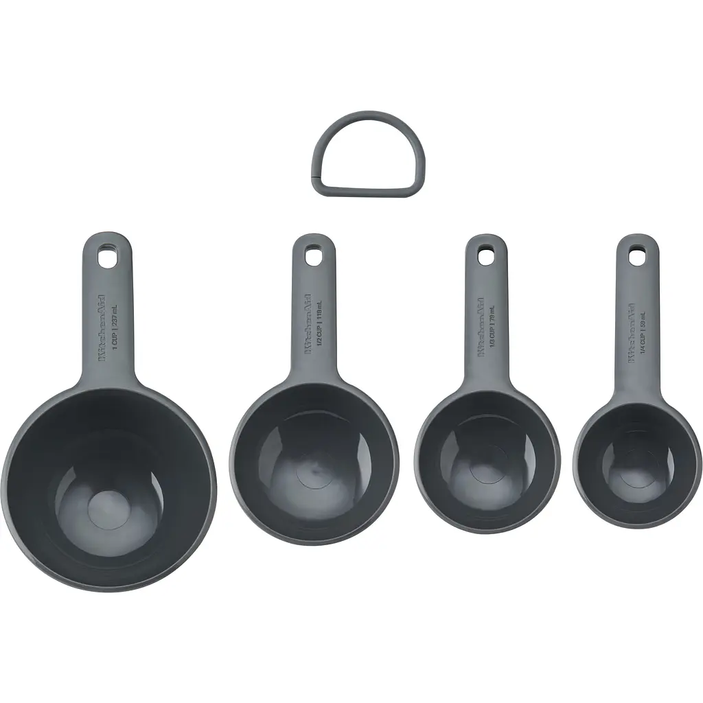 Набор мерных ложек KitchenAid Coreline серый 4 шт. (KQG058OHCGG) - фото 4