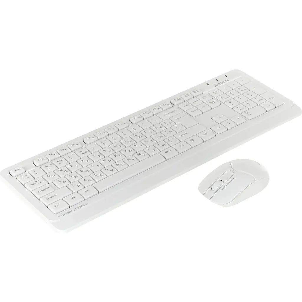 Комплект клавіатура + миша A4Tech Fstyler FG1012 White [114628] - фото 8