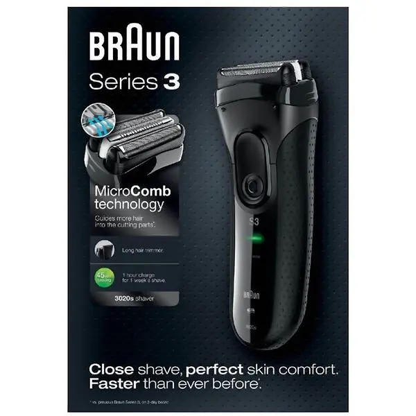 Електрична бритва Braun Series 3 3020 - фото 5