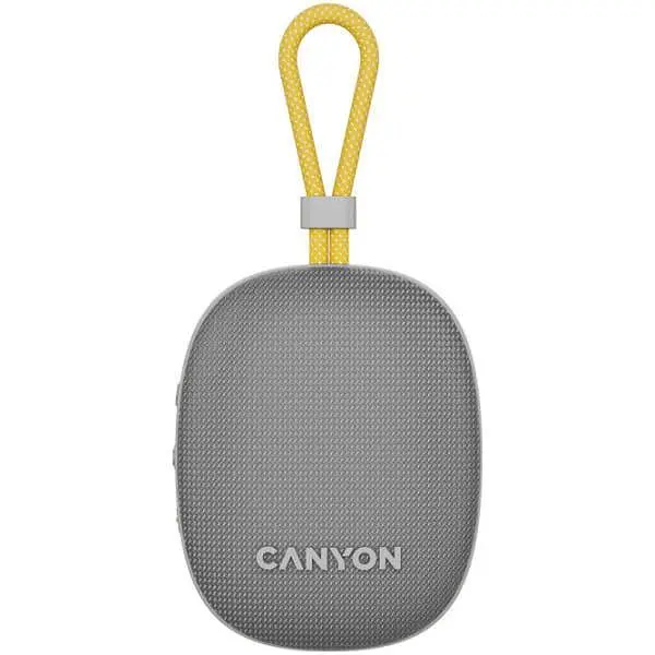 Портативна акустика Canyon OnMove 12 IPX7 TWS 5W Grey (CNE-CBTSP12GY) - фото 2
