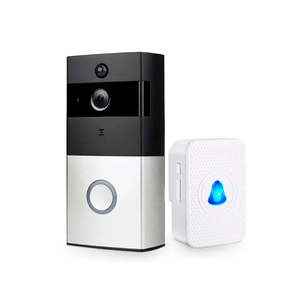 Дверний WiFi дзвінок 2Mp Light Vision VLC-01IVP Silver з ІЧ-датчиком руху (75-00079)
