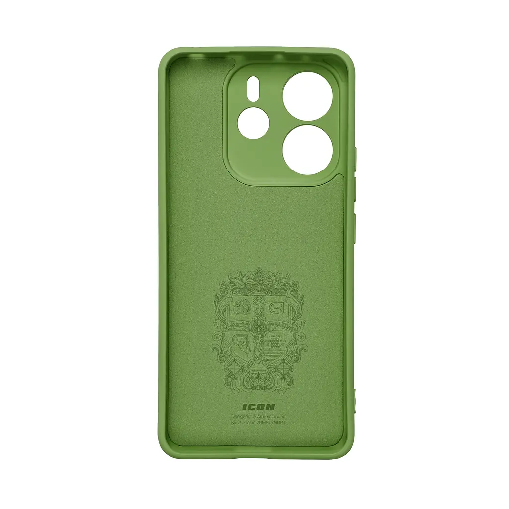 Чехол ArmorStandart ICON для Xiaomi Redmi Note 14 4G Camera cover Green (ARM79817) - фото 2