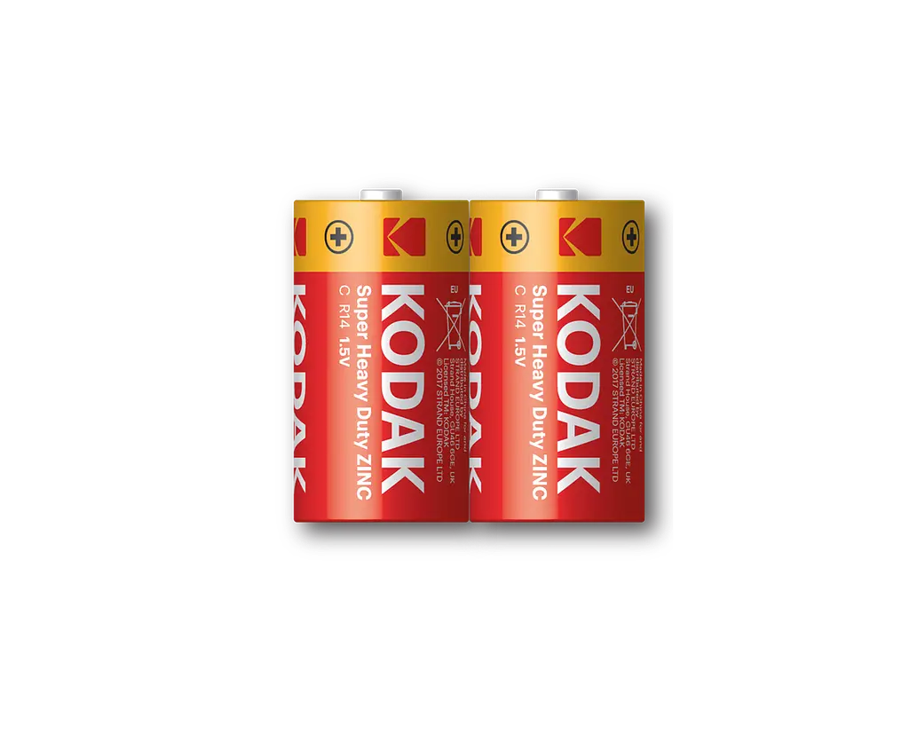 Батарейка Kodak EXTRA HEAVY DUTY R14 коробка 1x2 шт. (6409672)