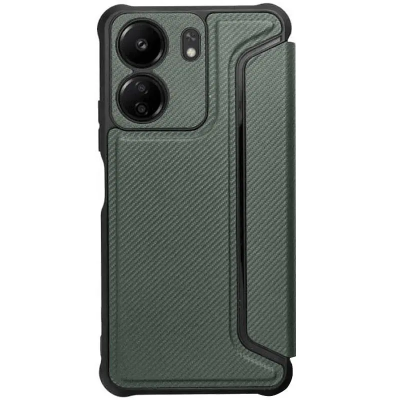 Чохол-книжка Getman шкіряний Razor PU для Xiaomi Redmi 13Coco C65 Green - фото 2