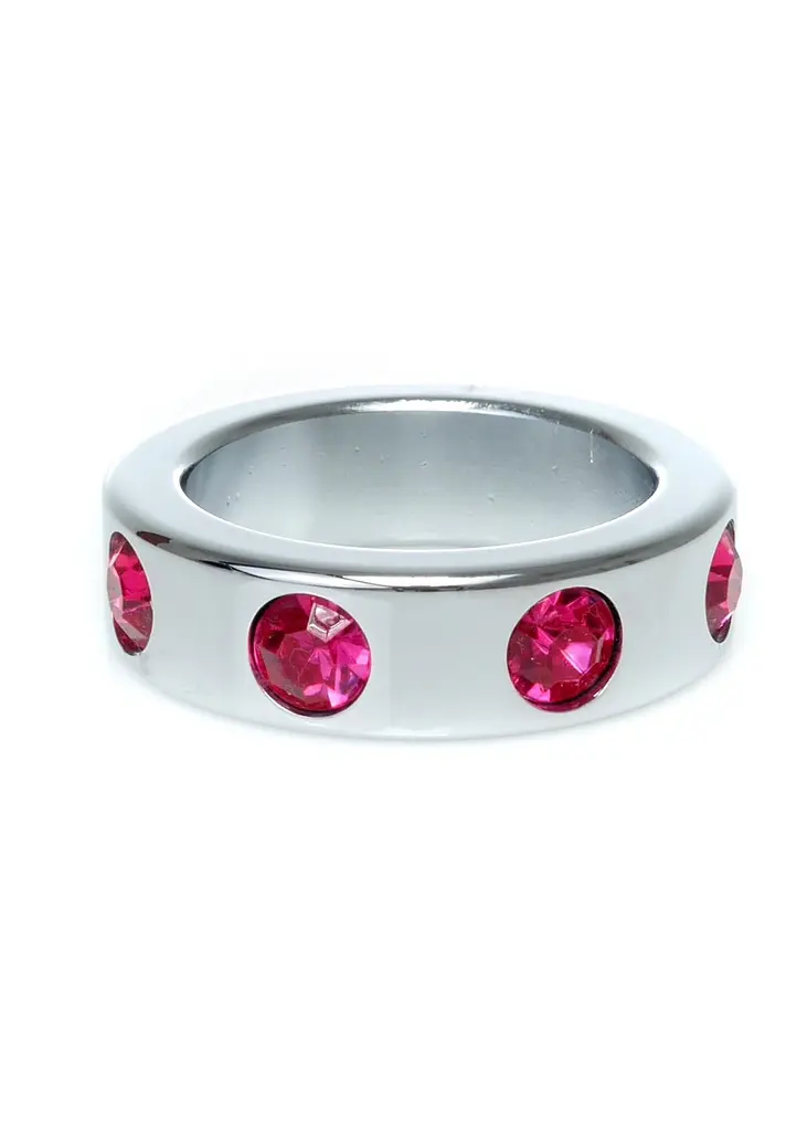 Ерекційне кільце B - Series HeavyFun Metal Cock Ring 5 см сріблястий - фото 3