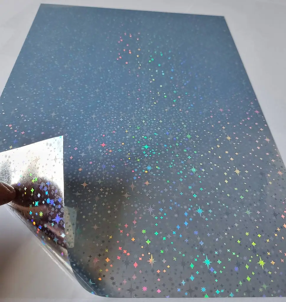 Плівка для друку Galaxy А4 80 мкм Starry Holografic 20 шт Прозорий (11106) - фото 2