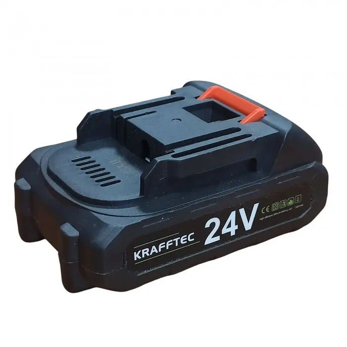 Аккумулятор KRAFFTEC для электроинструментов 24V, сменная аккумуляторная батарея Li Ion - фото 2