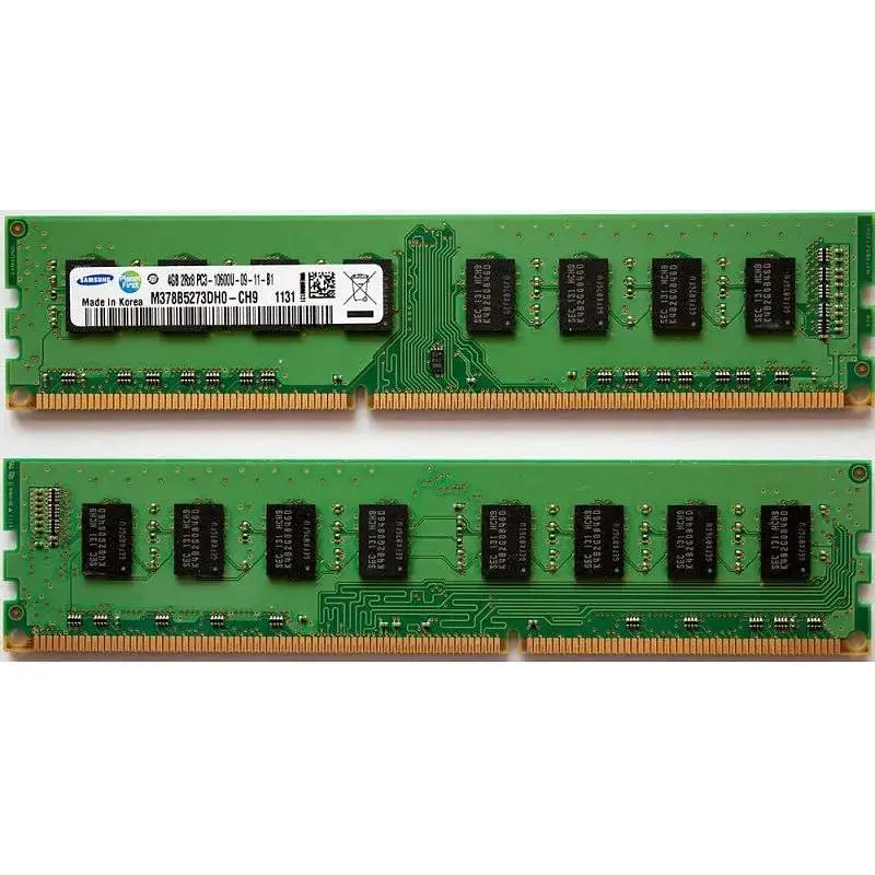 Оперативна пам'ять Samsung DDR3 4GB 1333MHz 2Rx8 PC3-10600, non-ECC Unbuffered Б/В - фото 1