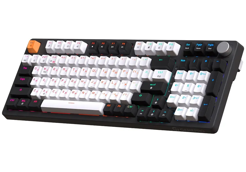 Механічна ігрова клавіатура GamePro GPMK-170 Outemu Red Switch Hot-Swap RGB Black - фото 2