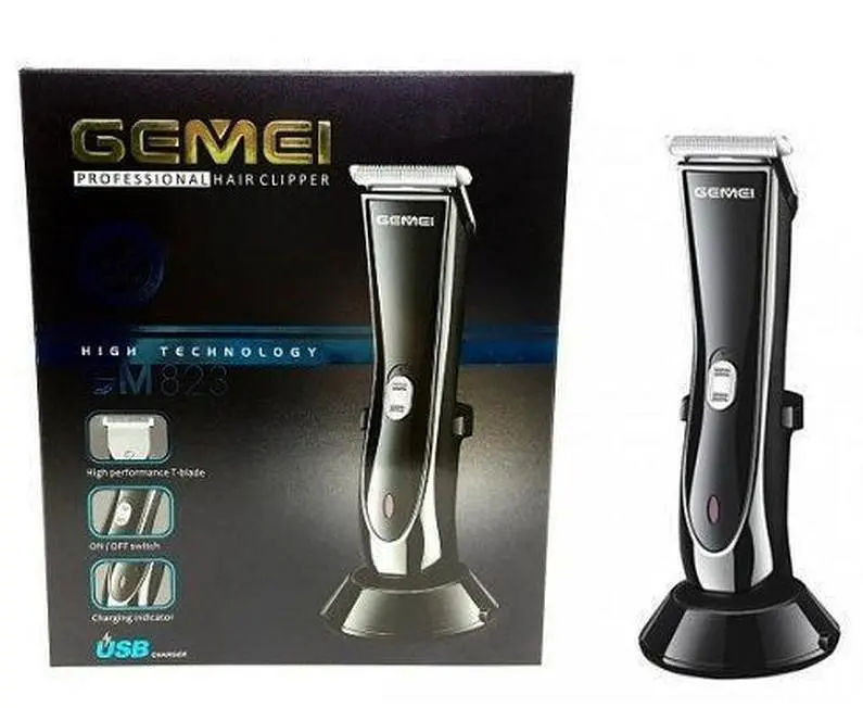 Профессиональная беспроводная машинка IGemei GM 823 для стрижки волос и бороды - фото 5