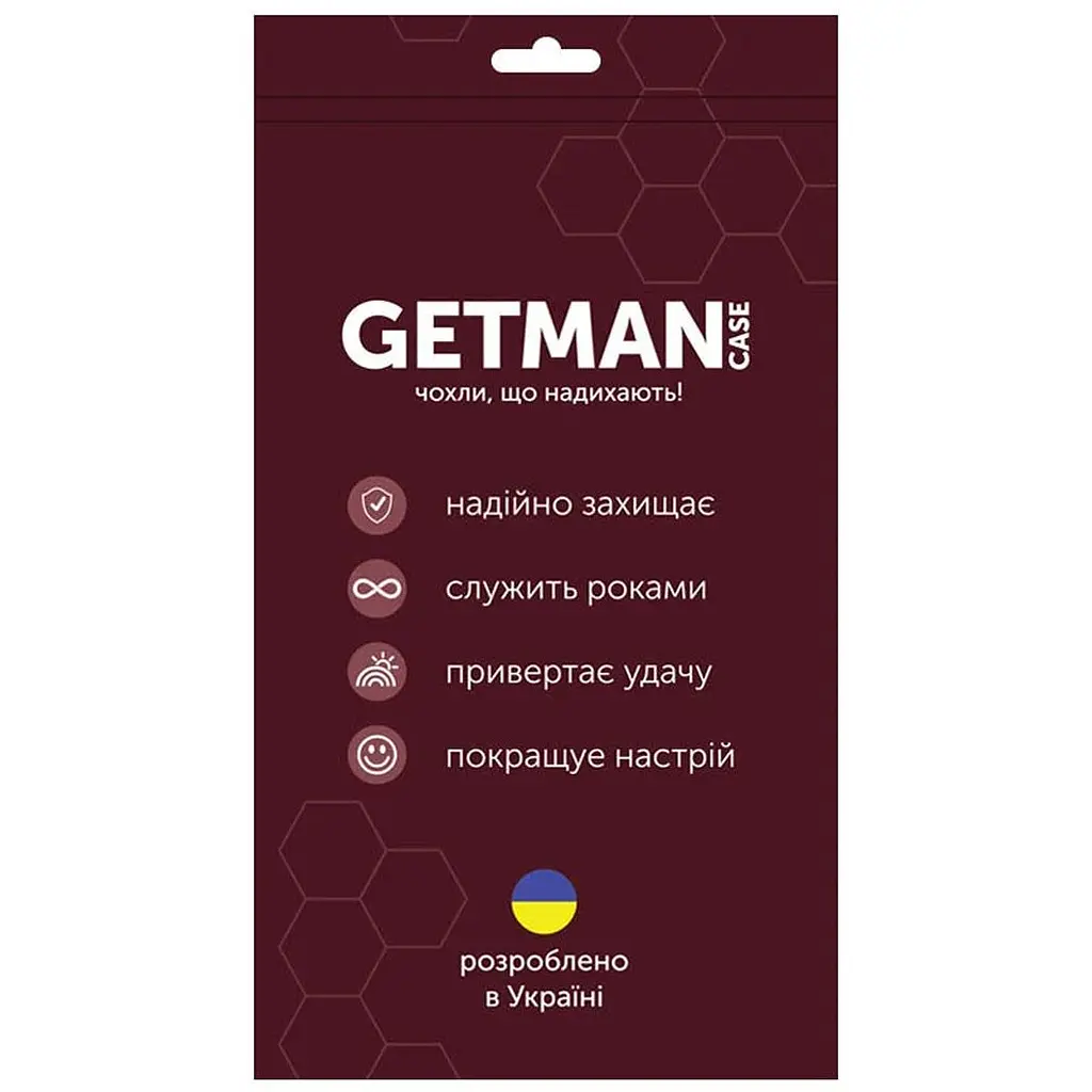 Чохол GETMAN 11A Ease logo для Xiaomi Redmi 12C Transparent [84459] - фото 3