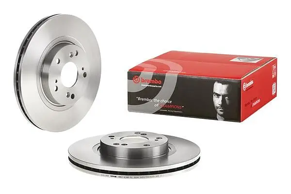 Диск гальмівний вентильований Honda Accord VIII 08-15р Brembo (09.B270.10) - фото 2