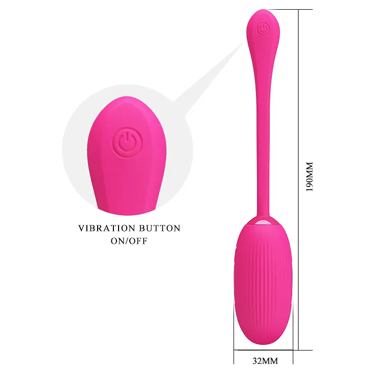 Віброяйце Pretty Love Doreen Electric Shock Egg Pink (App) - фото 7