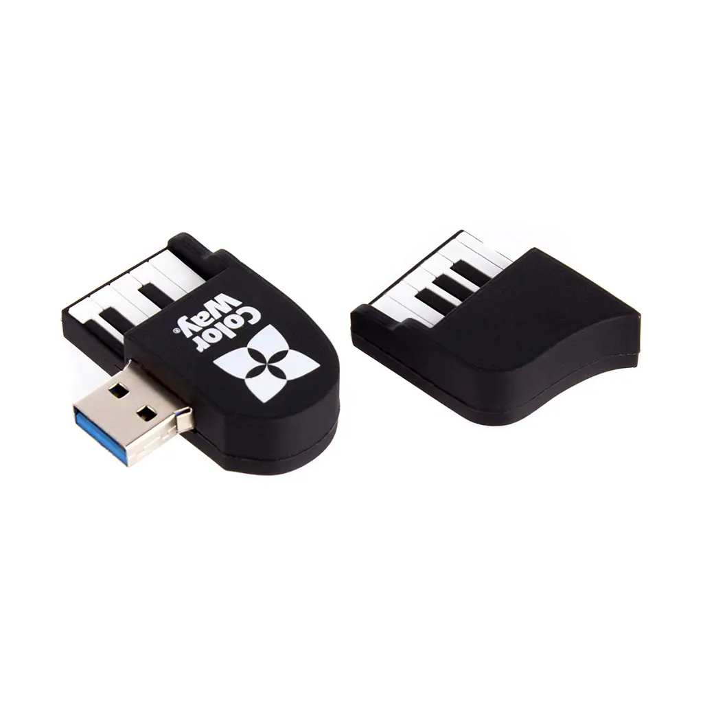 USB флеш накопичувач ColorWay Piano 64 GB 3.0 Black (CW-USBPO64) - фото 6