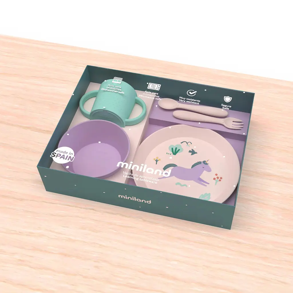 Набір дитячого посуду Miniland Dream Mealset 5 предметів (89615) - фото 3