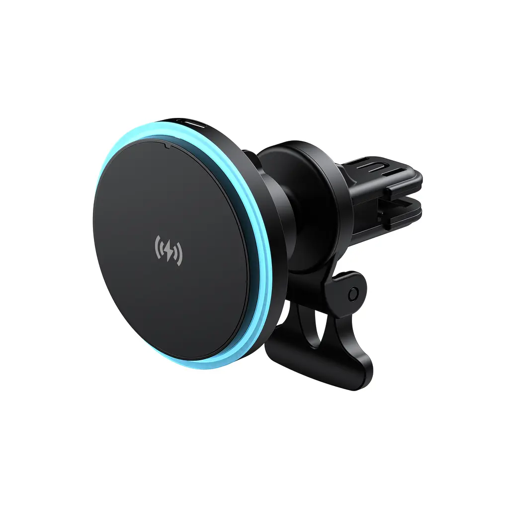 Автотримач магнітний з бездротовою зарядкою HAVIT W3032 15W Black HAVIT (28063-000)