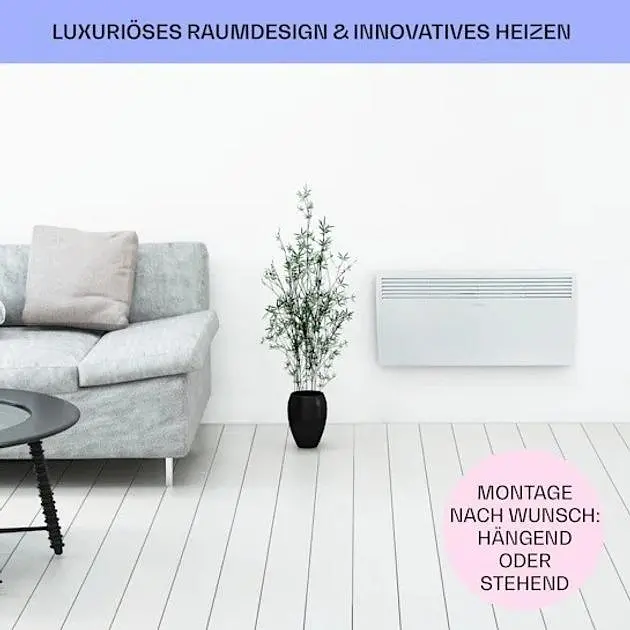 Конвекторный обогреватель Klarstein Hot Spot Slimcurve 2000 Вт (10033016) - фото 6