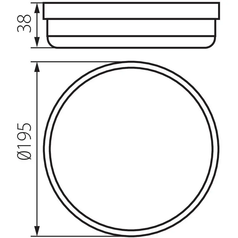 Светильник Miledo Tolu O LED 18W-NW-W герметичный (31498)  - фото 3