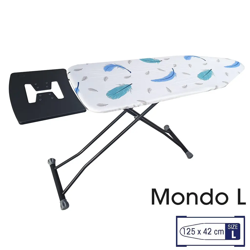 Дошка для прасування Casa Si Mondo L 125x42 Grey/Blue Feathers (CS93570L342) - фото 3