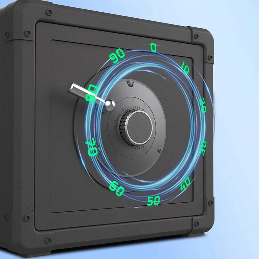 Сейф CRMCR Retro Mechanical Smart Safe Deposit Box Grey (BGX-D1-30J/SG-30MD) [153909] - фото 4