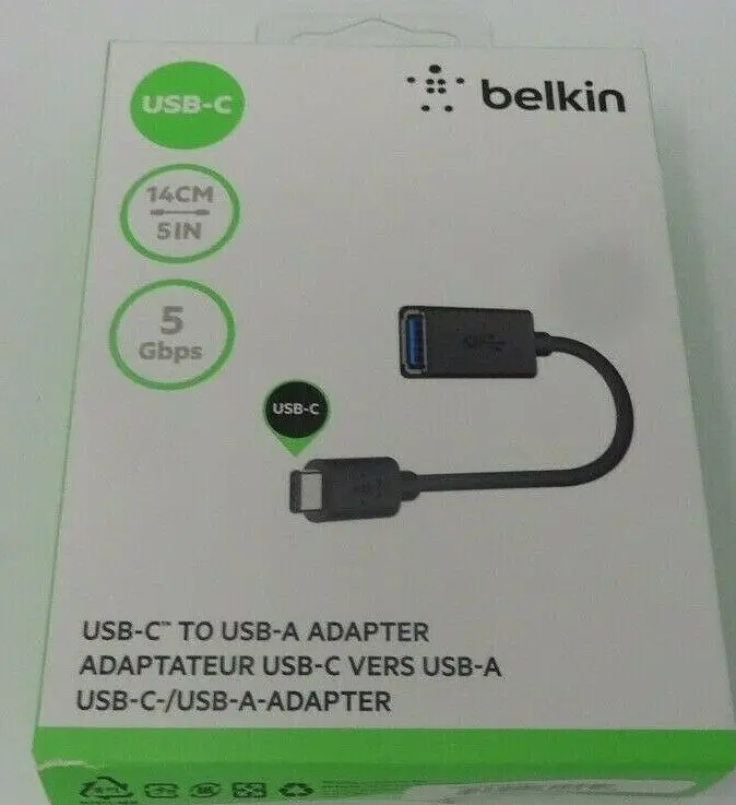 Перехідник адаптер Belkin USB-C to USB-A 3.0 - фото 3