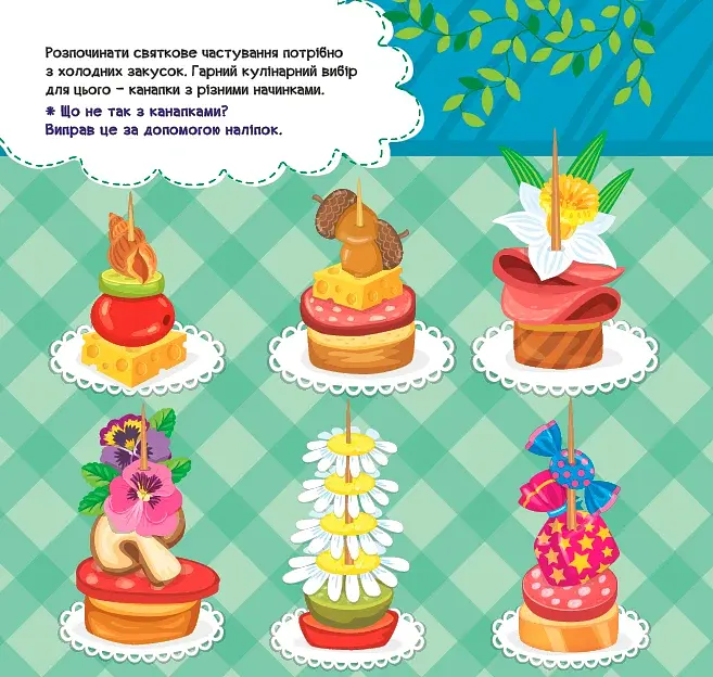 Наліпки-помічниці. Святковий стіл - фото 2