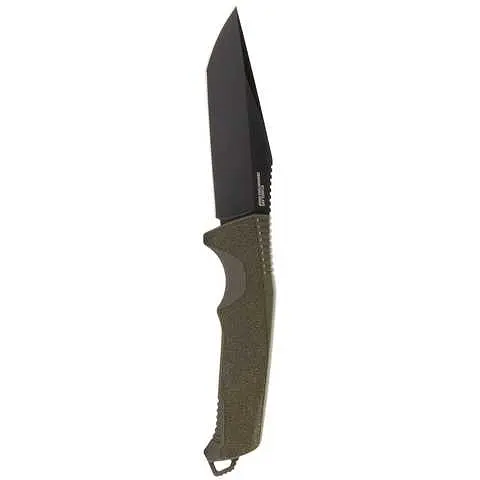 Нож SOG Trident FX Partailly Serrated Черный-Оливковый - фото 2