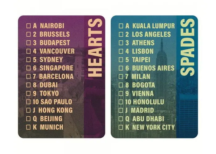 Карты игральные United States Playing Card Company Bicycle Cities of the World - фото 8