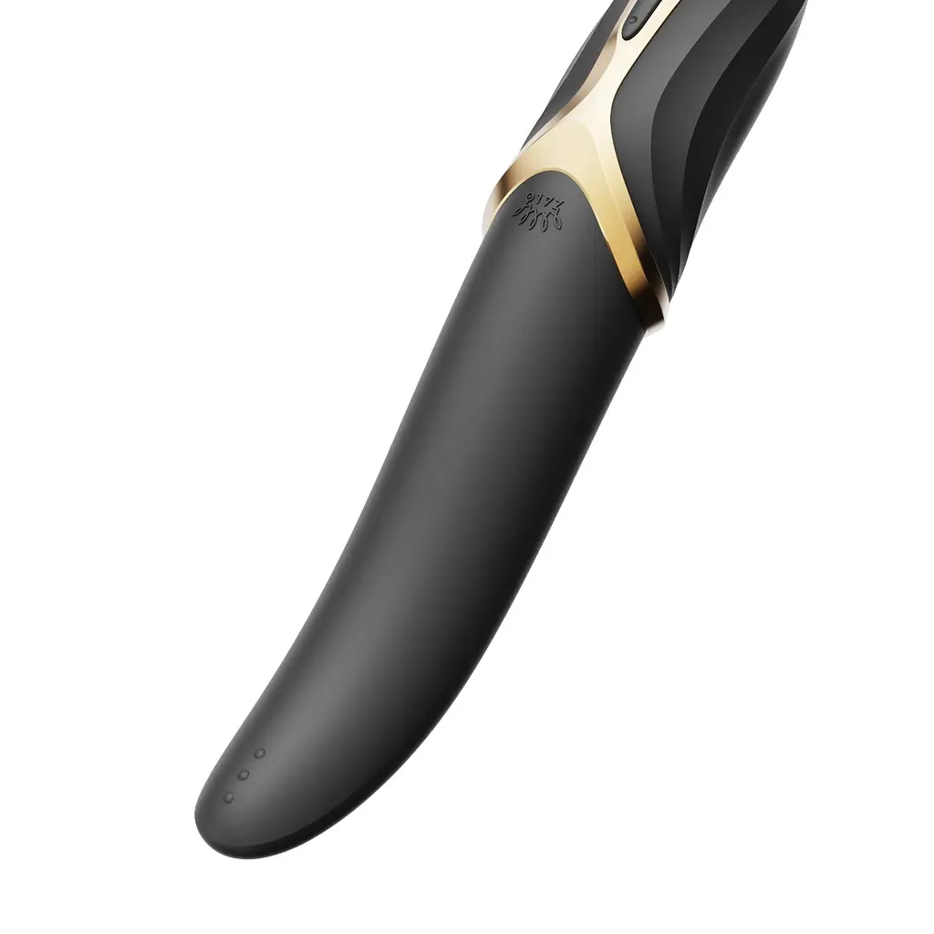 Вібратор Zalo Eve Ivory 22 см чорний - фото 9