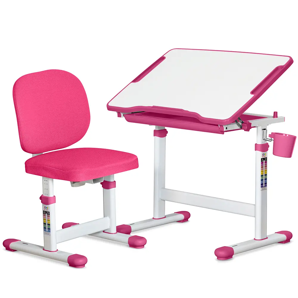 Комплект Evo-kids (стіл+стілець) Evo-06 Plus Pink (арт. Evo-06 Plus PN)