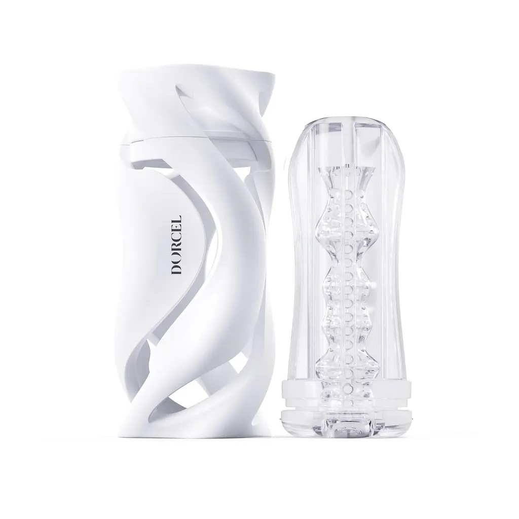 Мастурбатор Dorcel Deep Blow White, двойное использование - фото 7