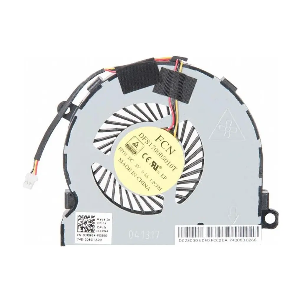 Вентилятор ноутбука Dell Inspiron 14R (5447, 5448), 15 (5542, 5543, 5545, 5547, 5548) (A48452)