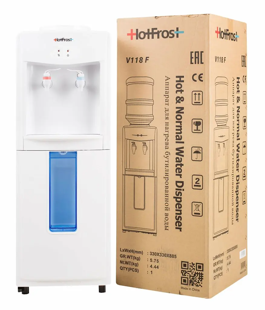 Кулер для води підлоговий HotFrost V118F (без охолодження) - фото 7