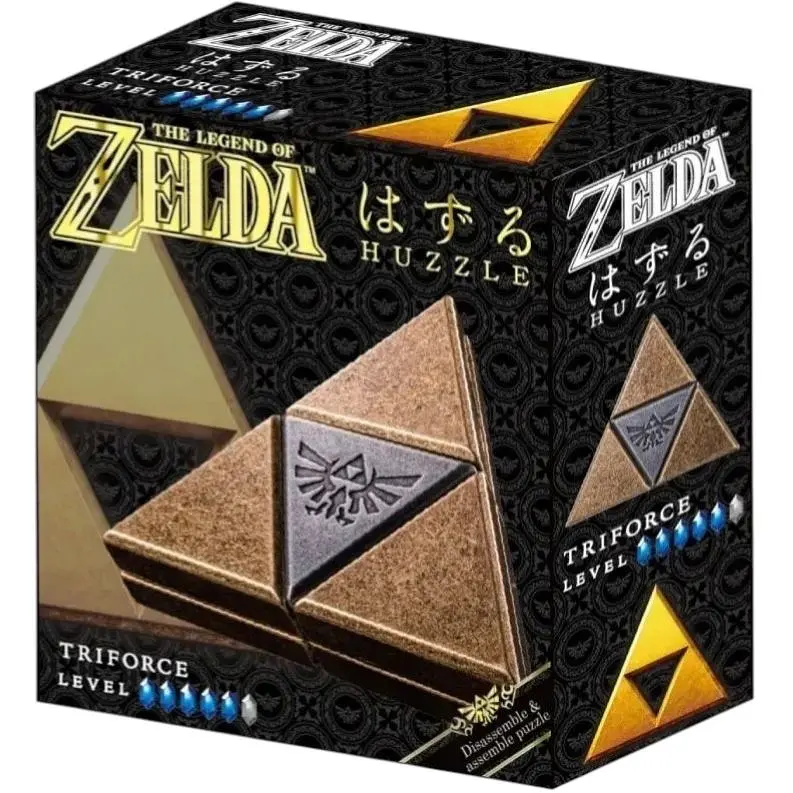Головоломка з металу Huzzle Zelda Triforce 5 зірок 515145 - фото 4